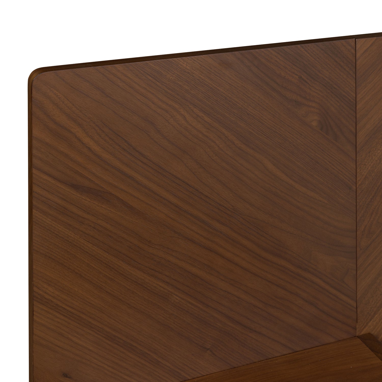 Amalfi Low Profile Bed with Nightstands | Walnut | Queen 