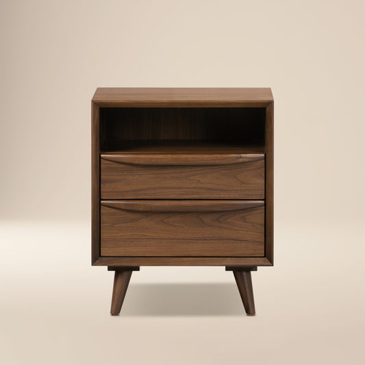 Cura Nightstand | Walnut