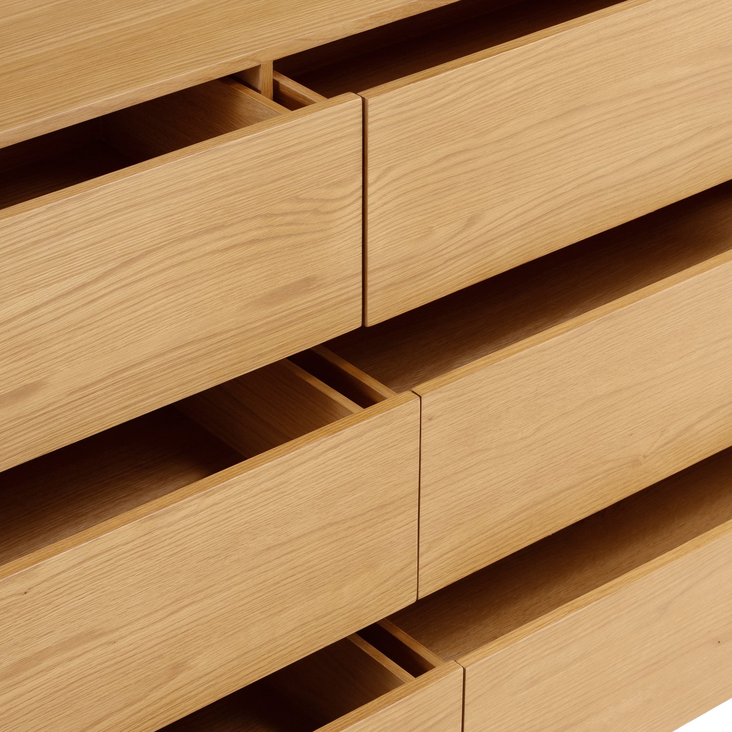 Pino 6 Drawer Dresser | Oak 