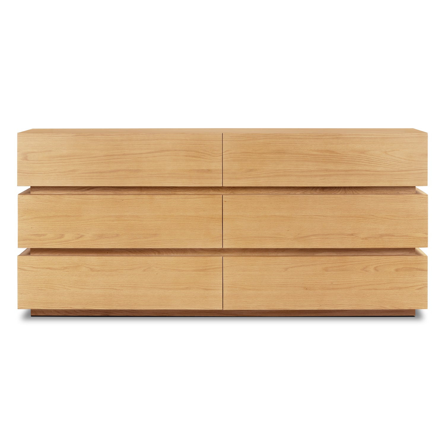 Pino 6 Drawer Dresser | Oak 