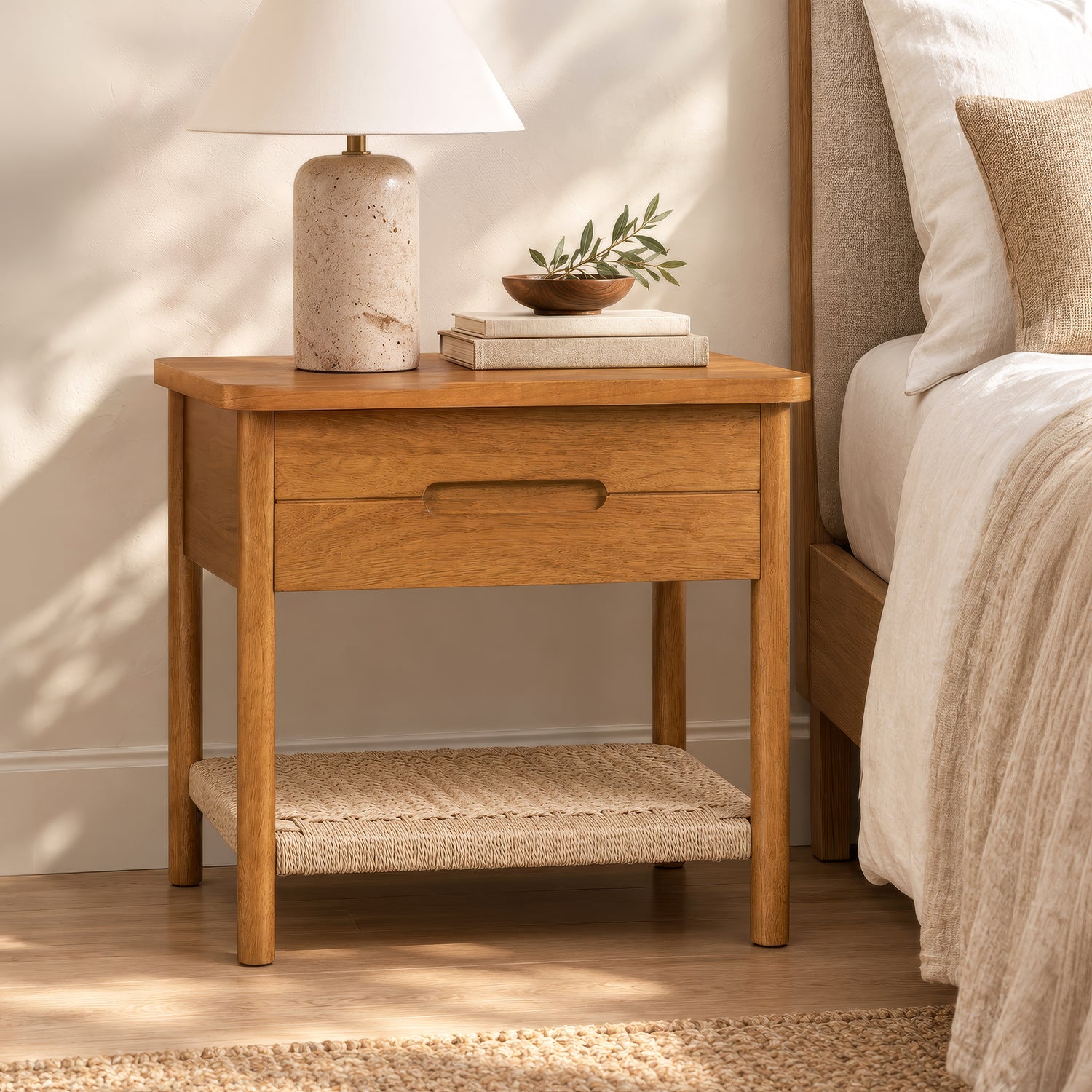 Thani Nightstand | Light Brown lifestyle_image