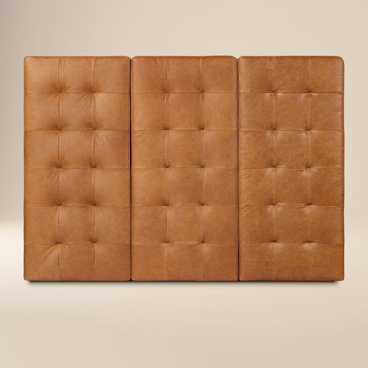 Napa Leather Bed Headboard | Saddle Tan | Queen 
