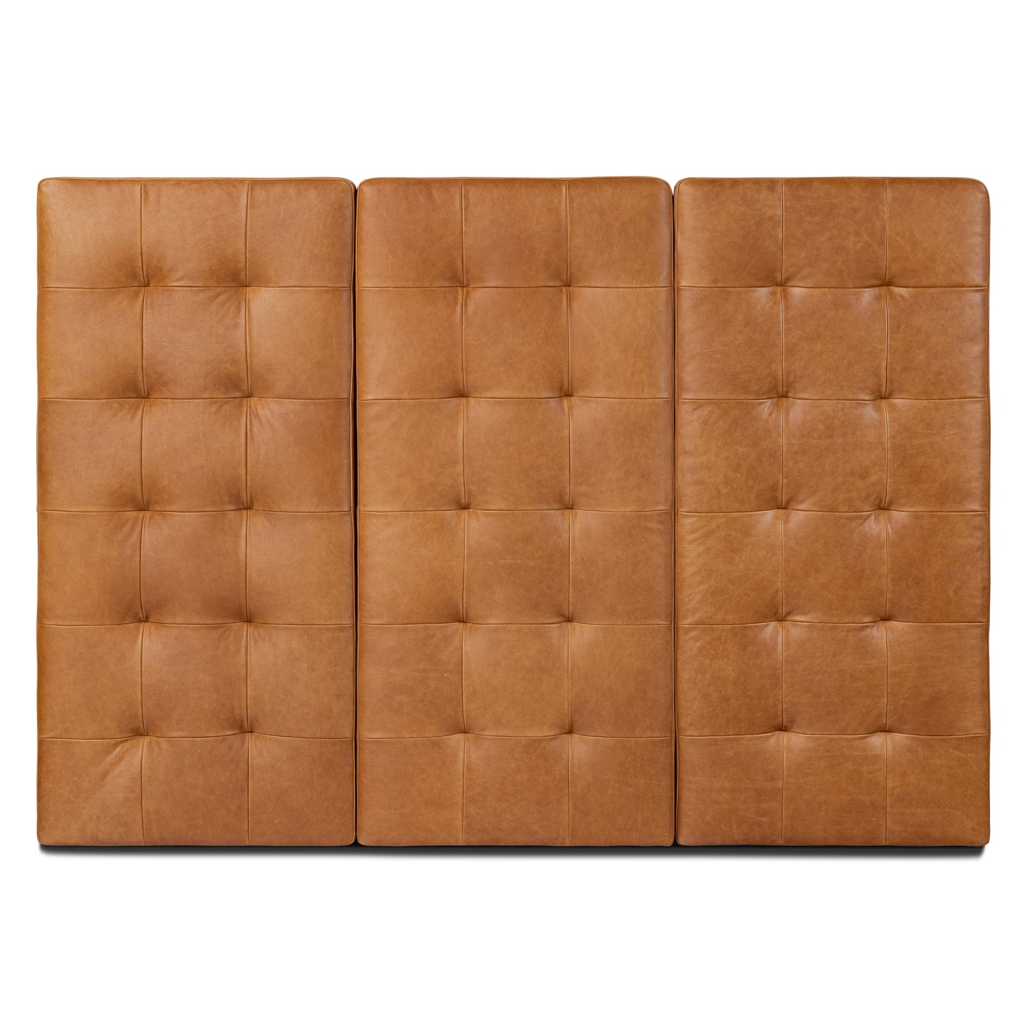 Napa Leather Bed Headboard | Saddle Tan | Queen