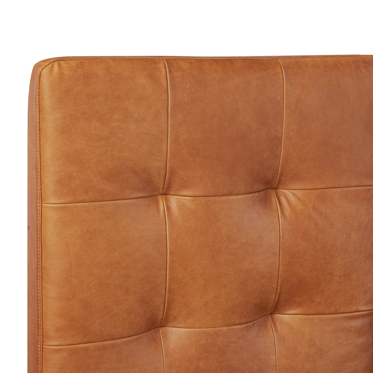 Napa Leather Bed Headboard | Saddle Tan | Queen