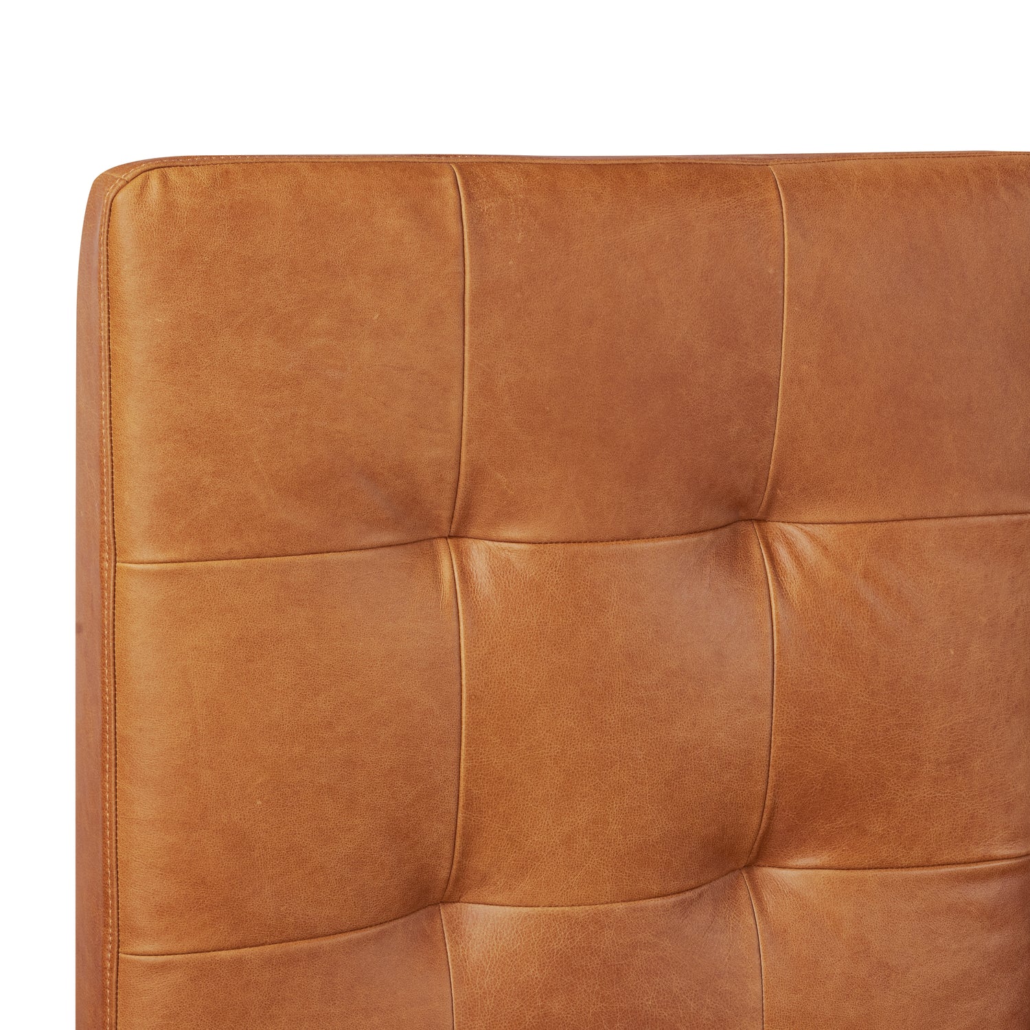 Napa Leather Bed Headboard | Saddle Tan | Queen 
