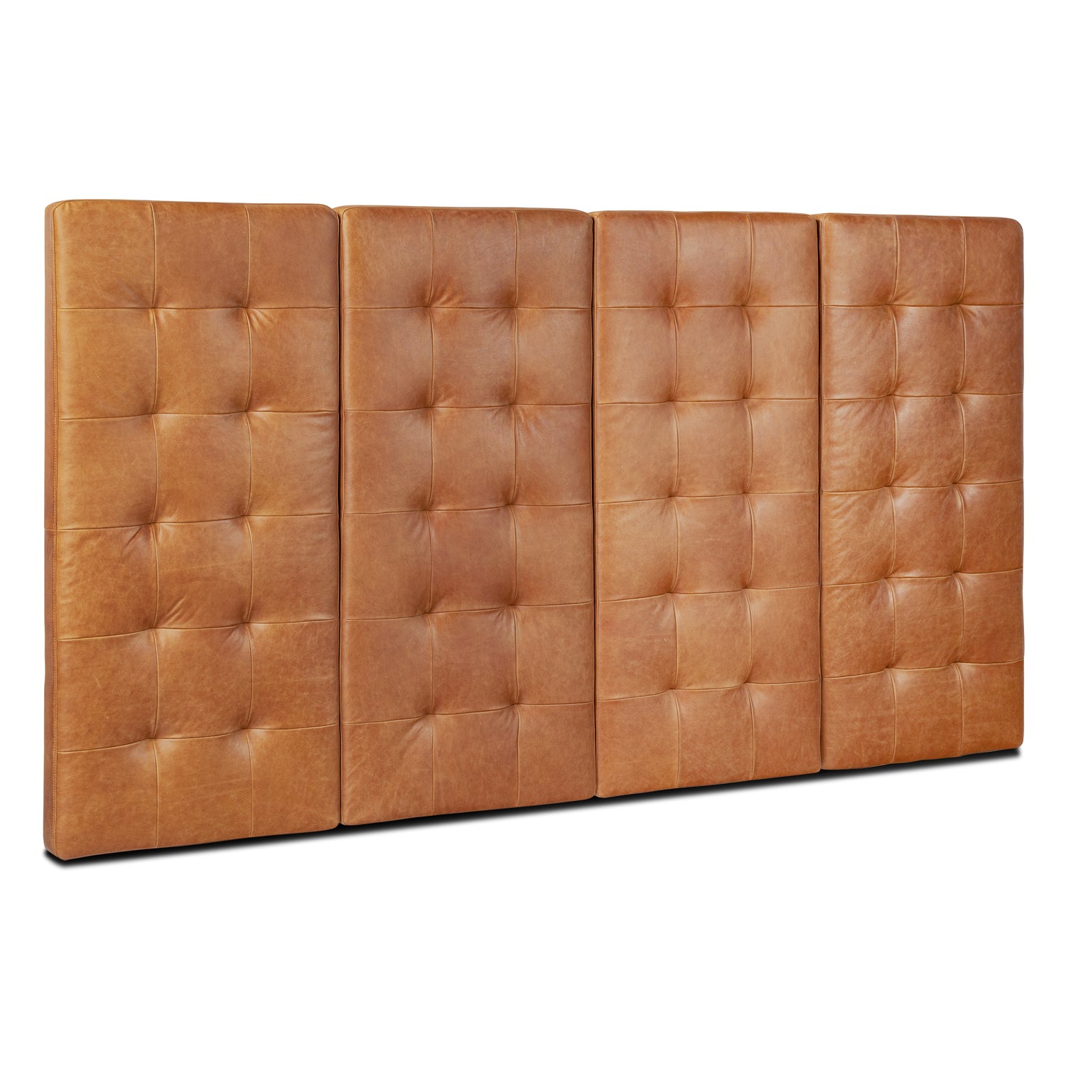 Napa Leather Bed Headboard | Saddle Tan | King 
