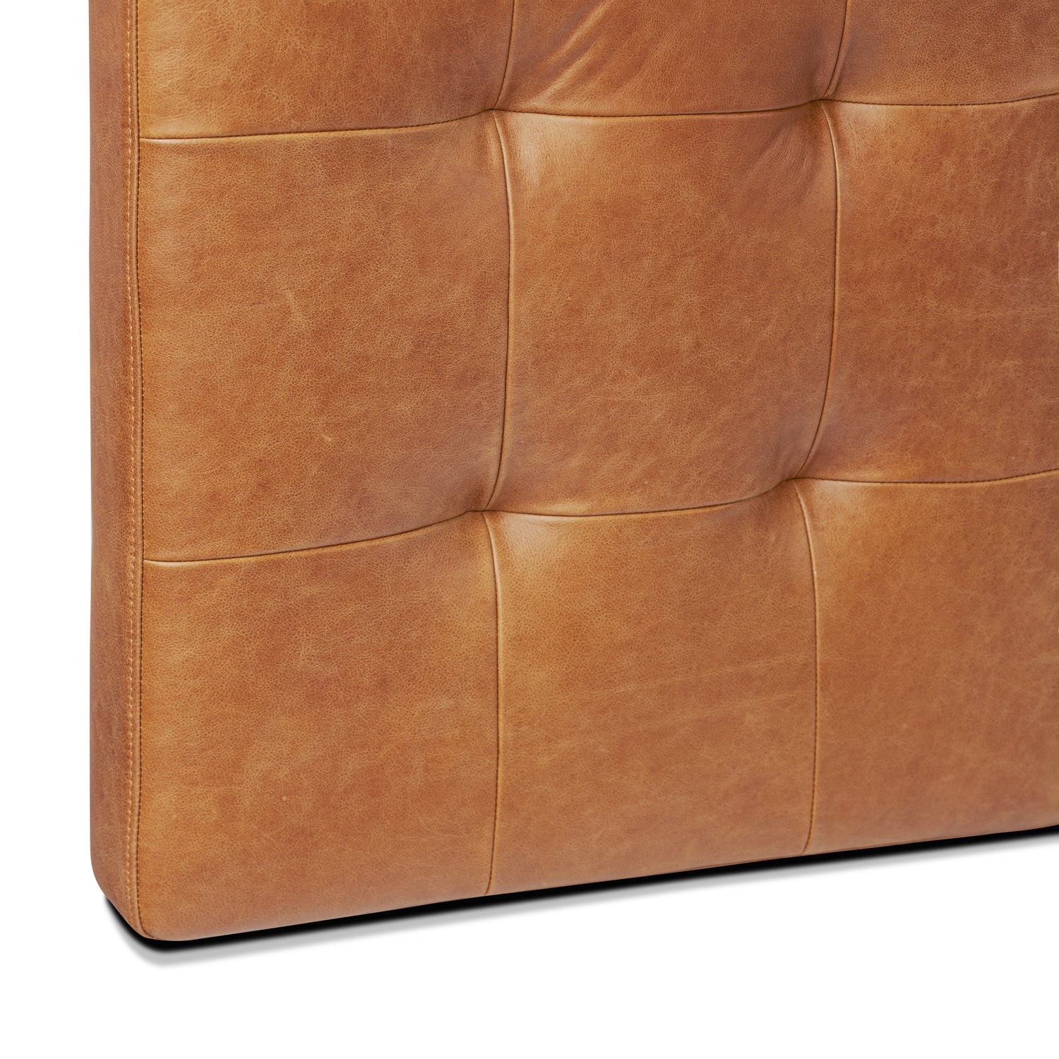 Napa Leather Bed Headboard | Saddle Tan | King 
