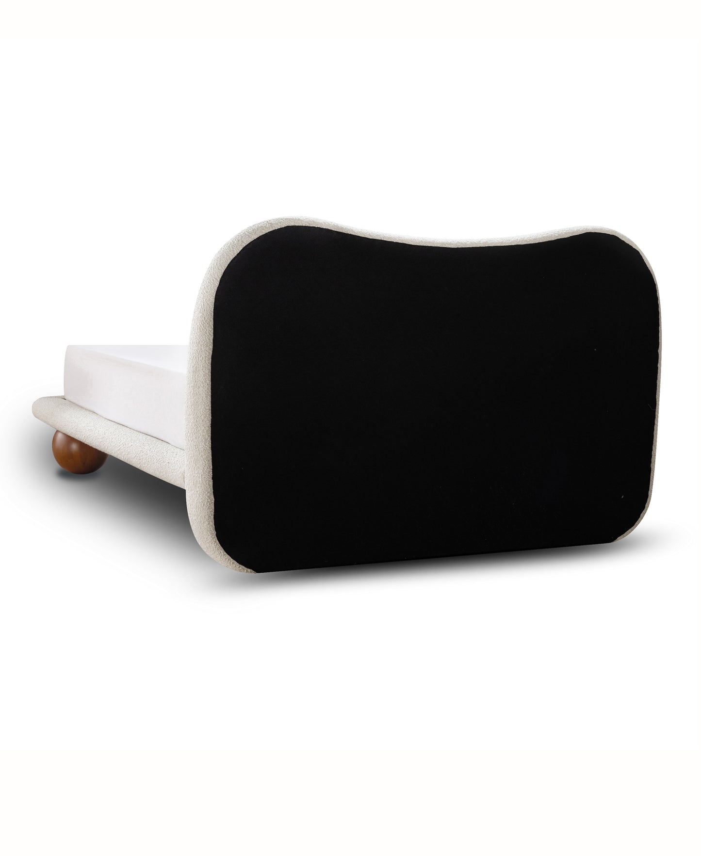 Orbit Bed | Froth White Boucle | Queen