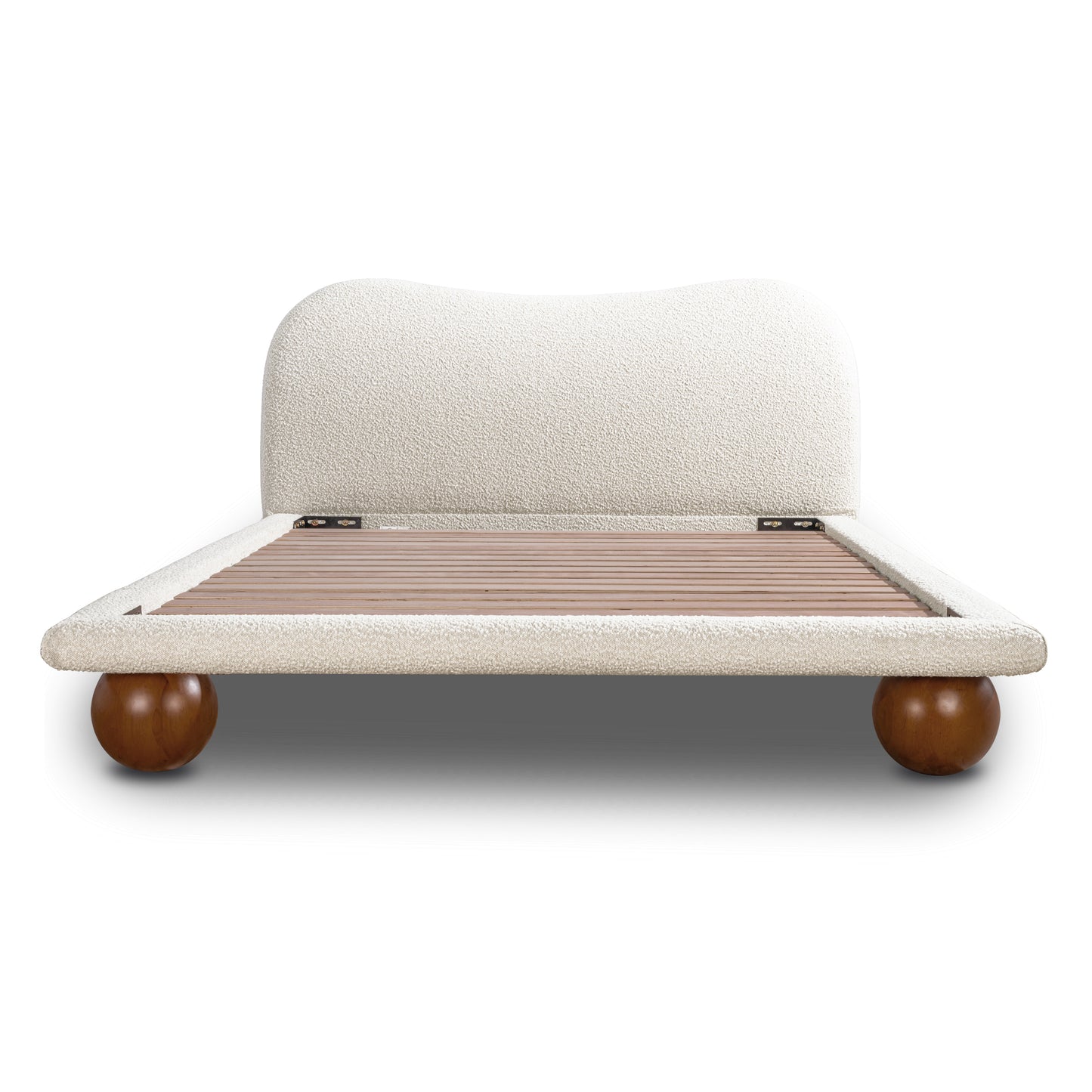 Orbit Bed | Froth White Boucle | King