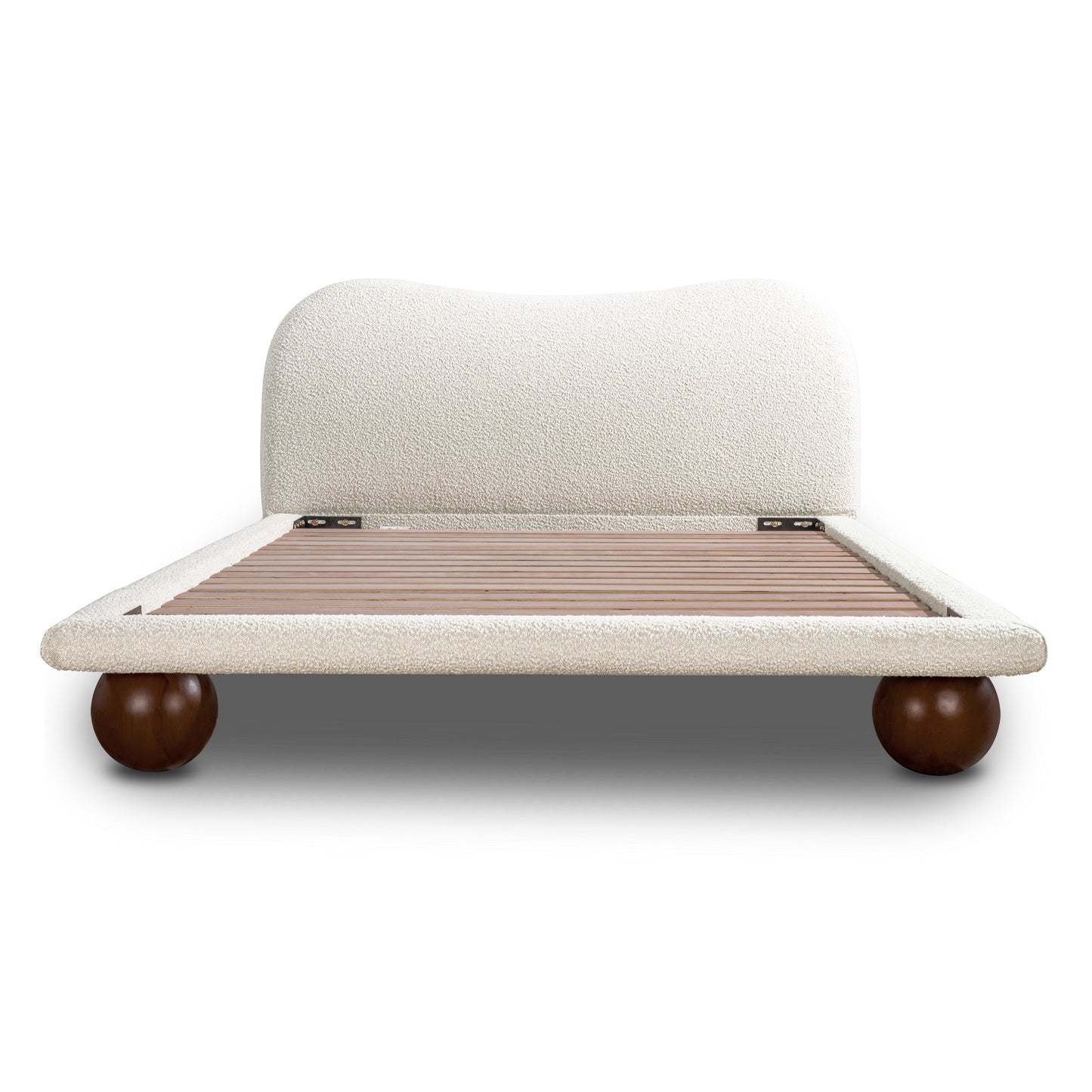 Orbit Bed | Froth White Boucle | King
