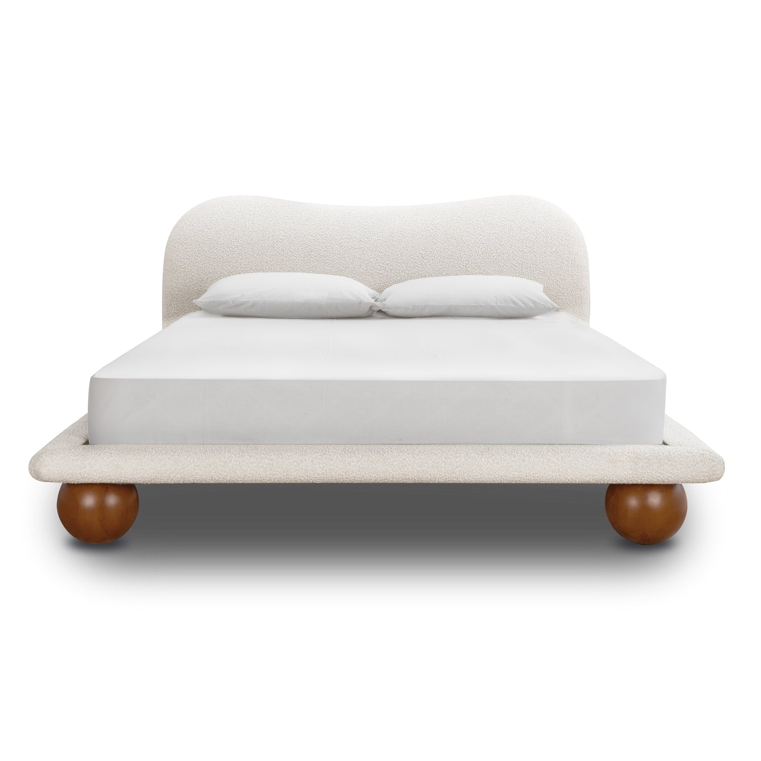 Orbit Bed | Froth White Boucle | King 