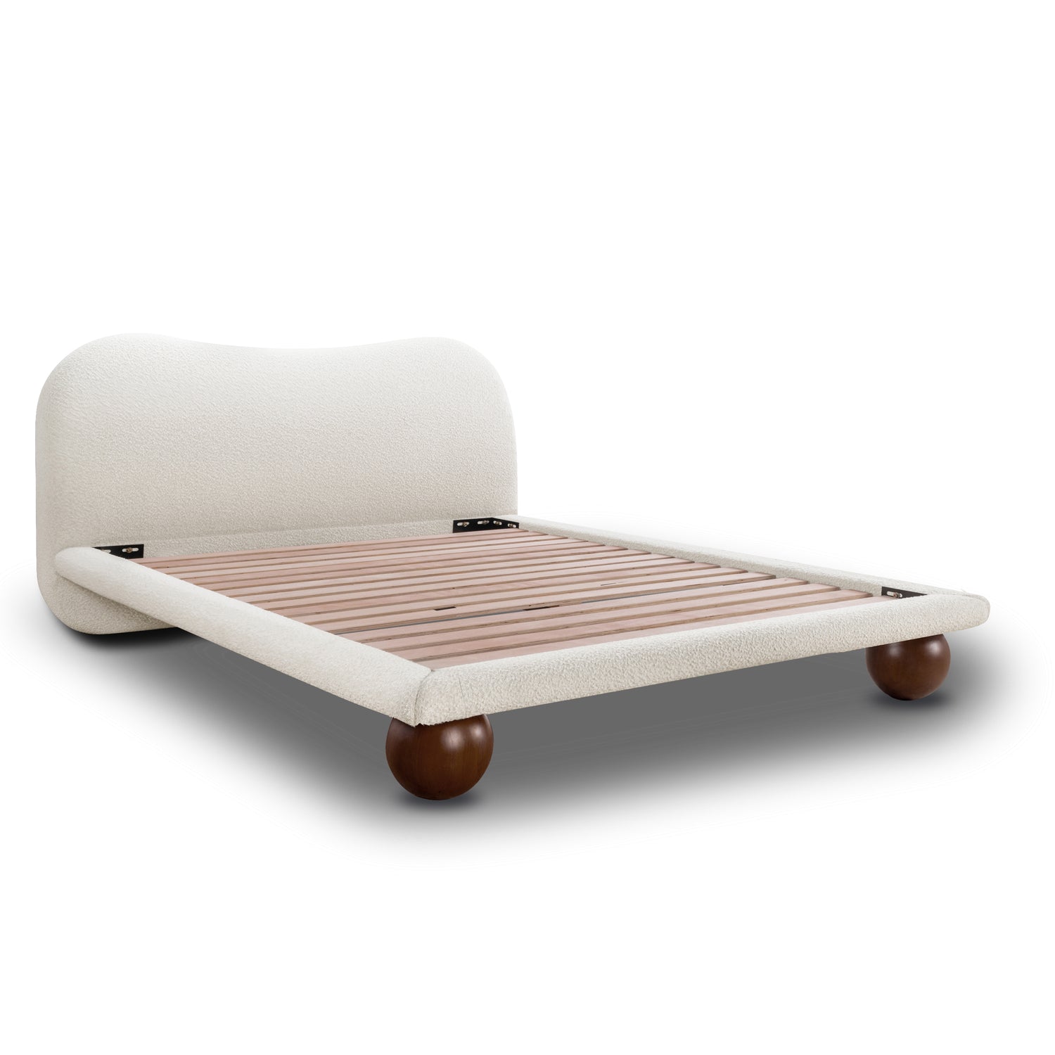 Orbit Bed | Froth White Boucle | King 