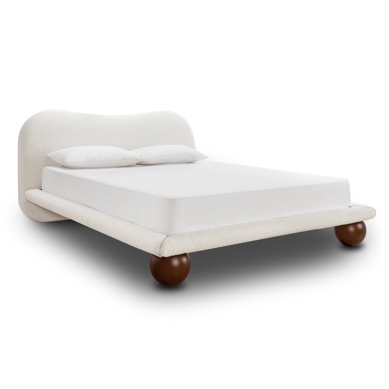 Orbit Bed | Froth White Boucle | King 