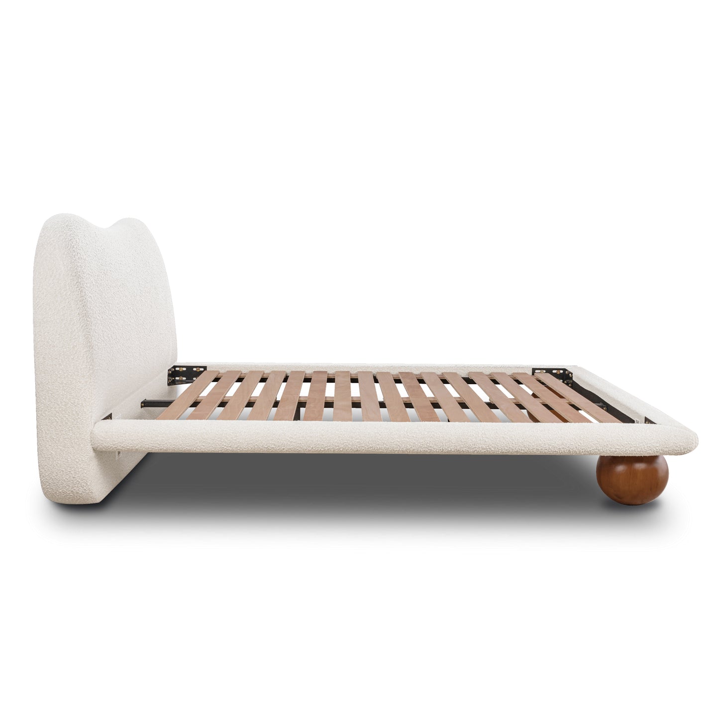 Orbit Bed | Froth White Boucle | King