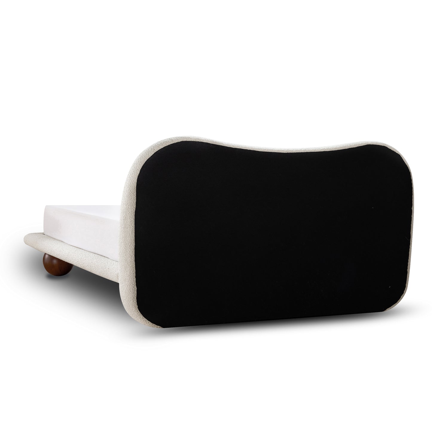 Orbit Bed | Froth White Boucle | King
