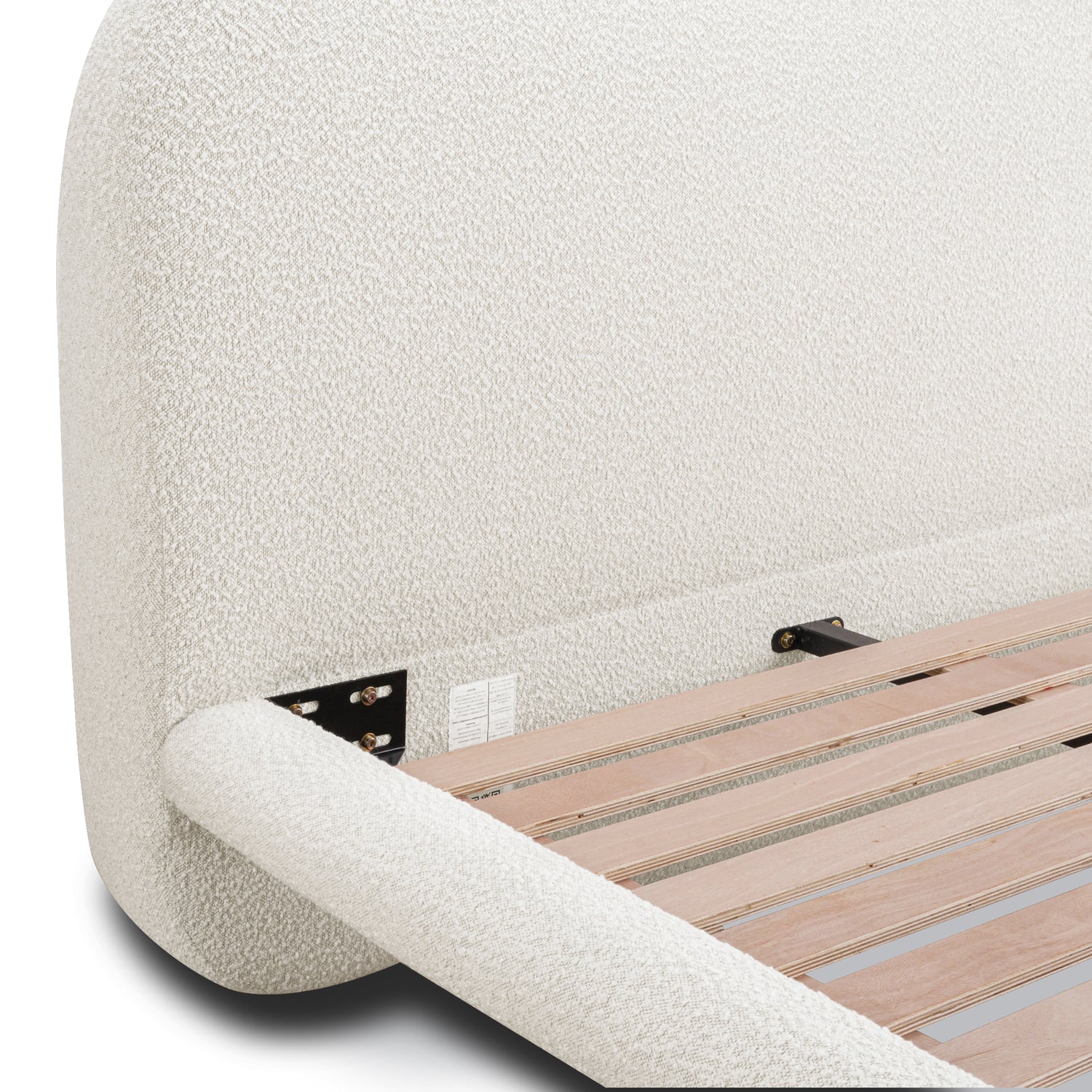 Orbit Bed | Froth White Boucle | King 