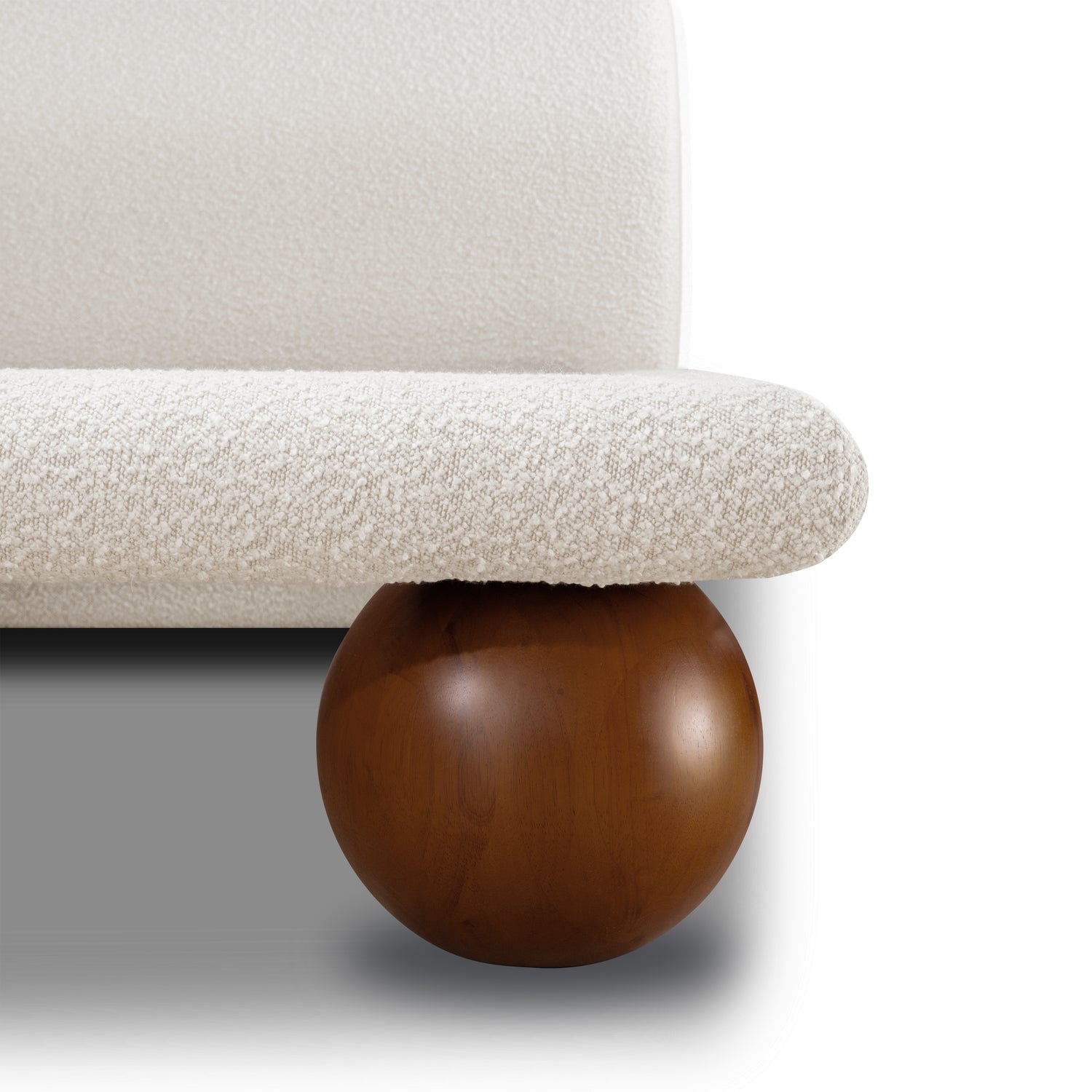 Orbit Bed | Froth White Boucle | King 