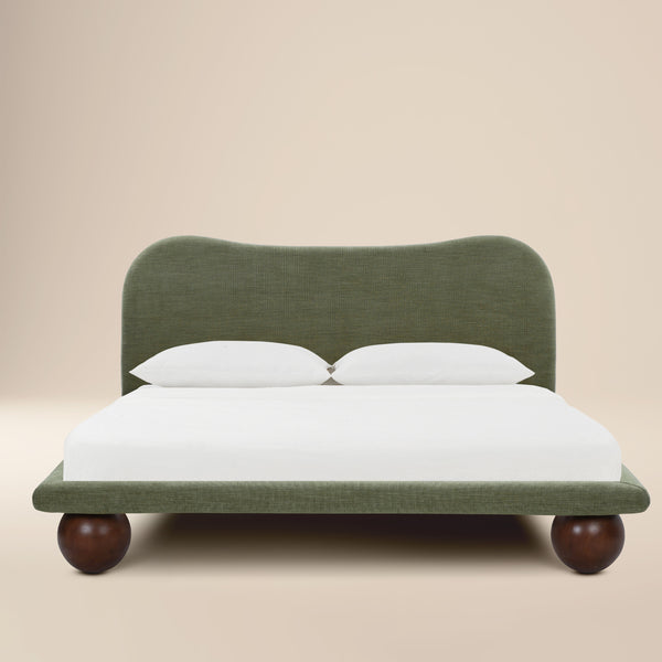 Orbit Bed - Performance Chenille | Moss Green