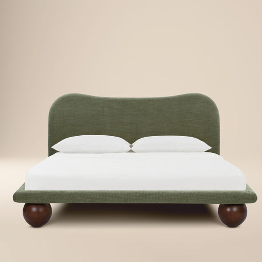 Orbit Bed - Performance Chenille | Moss Green