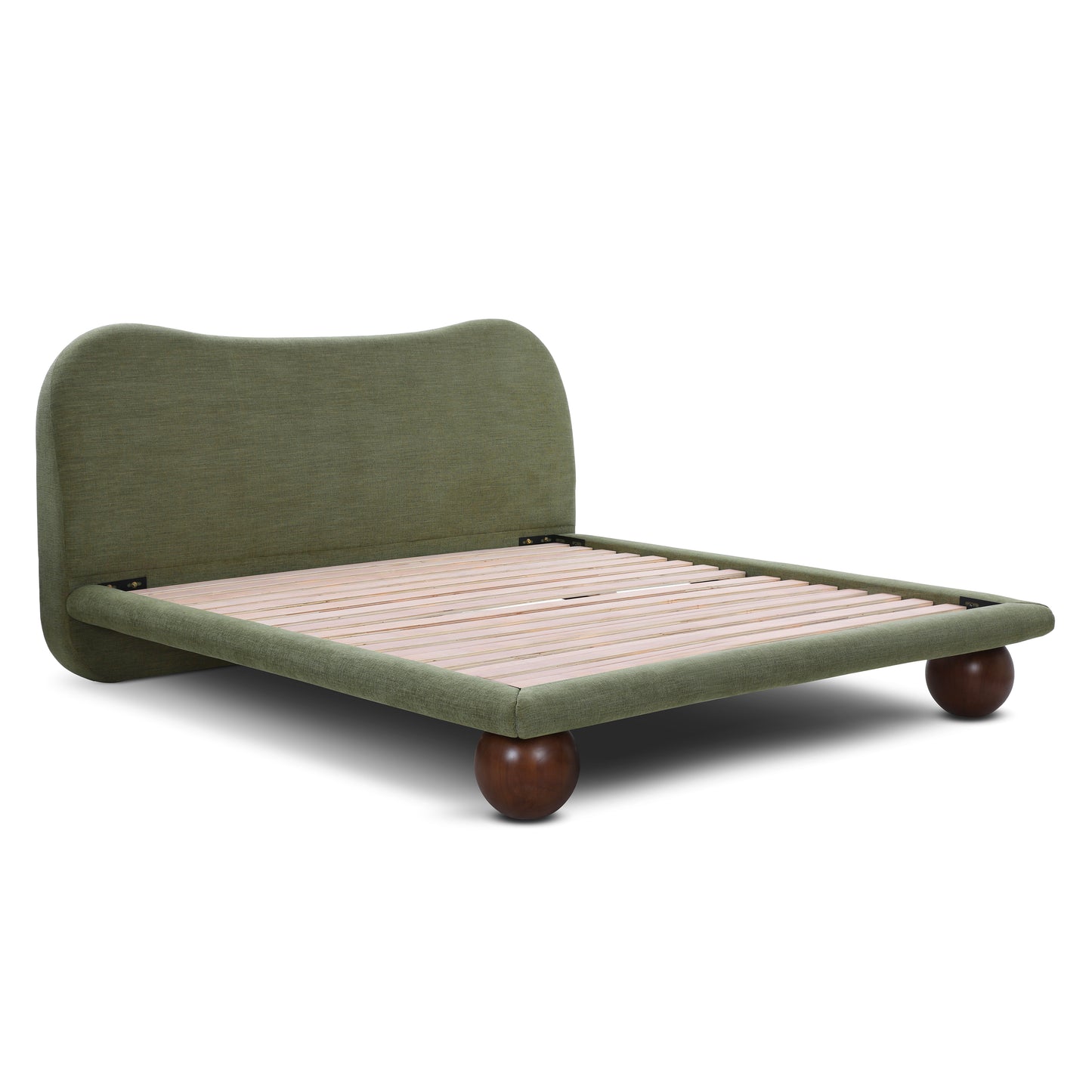 Orbit Bed - Performance Chenille | Moss Green
