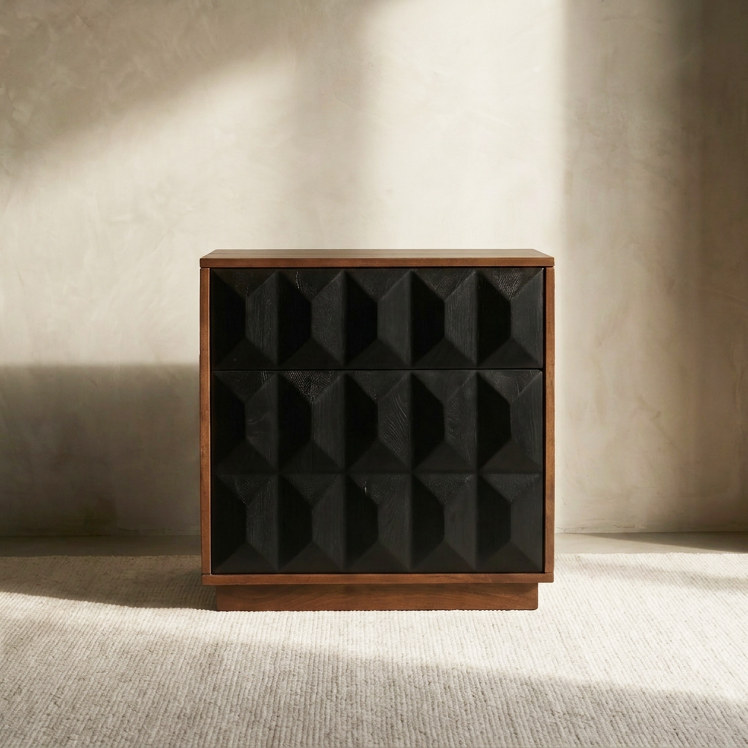 Laso Nightstand | Black lifestyle_image