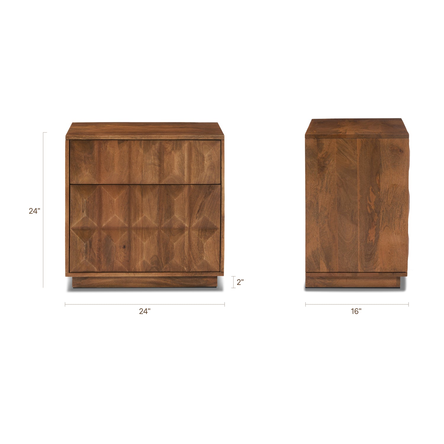 Laso Nightstand | English Walnut 