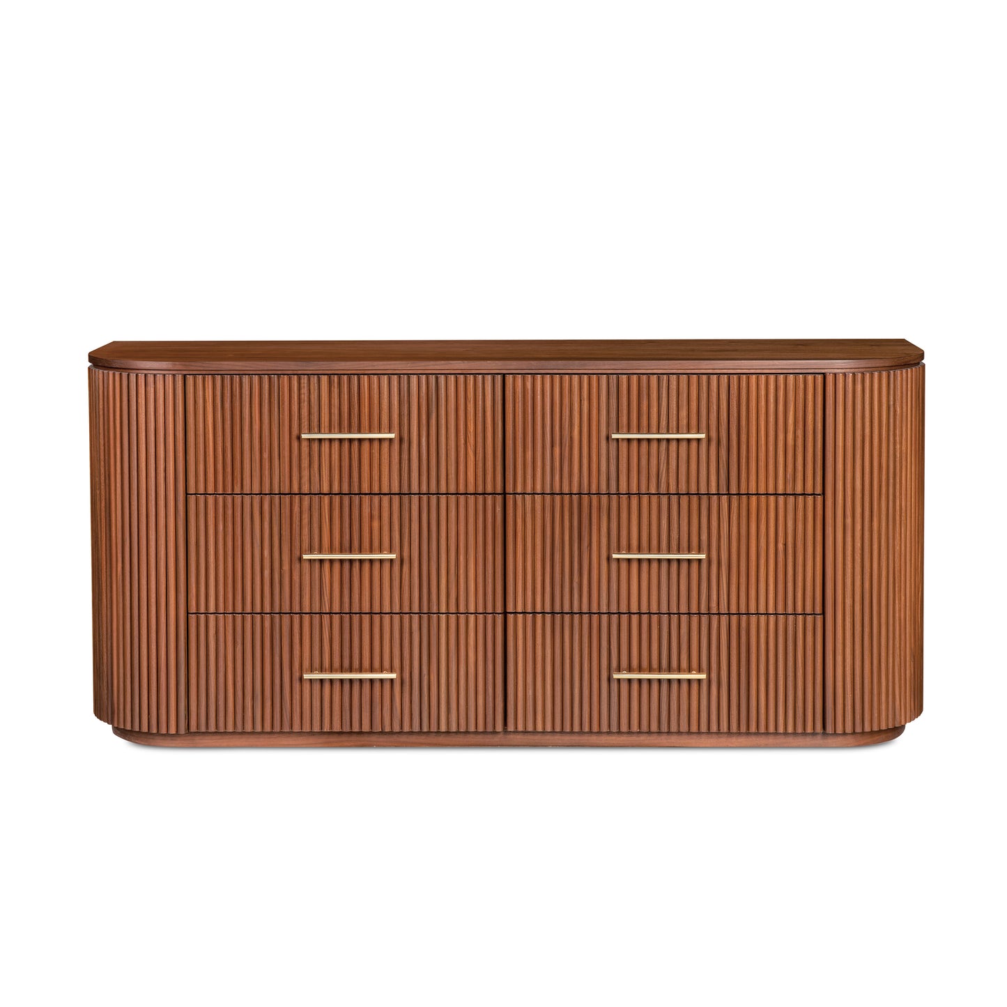 Noir 6 Drawer Dresser | Walnut