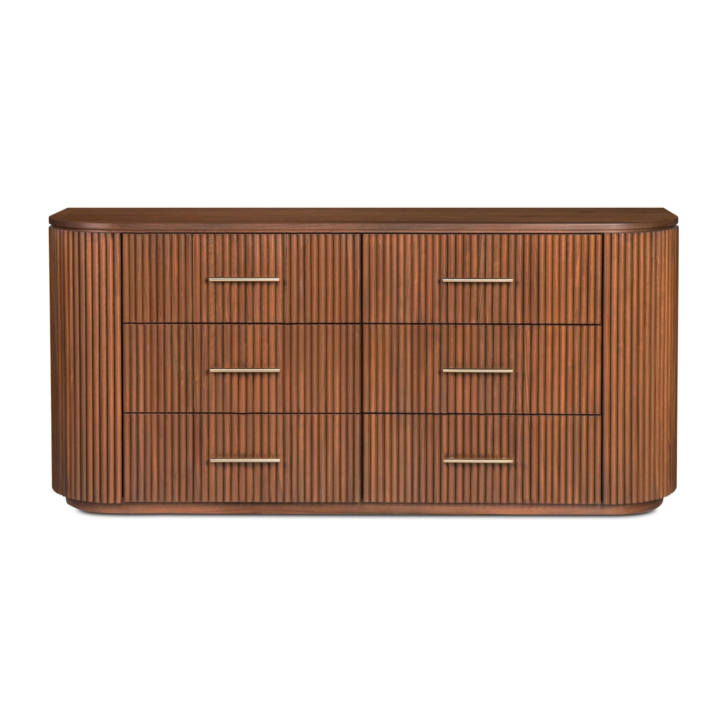 Noir 6 Drawer Dresser | Walnut
