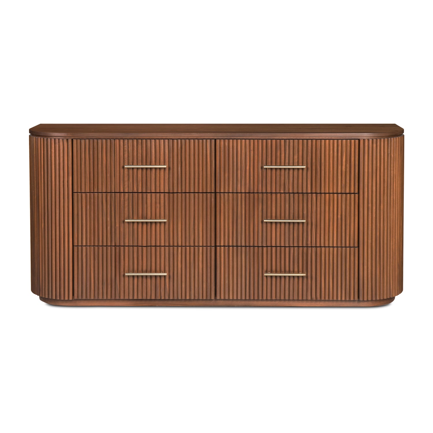 Noir 6 Drawer Dresser | Walnut 
