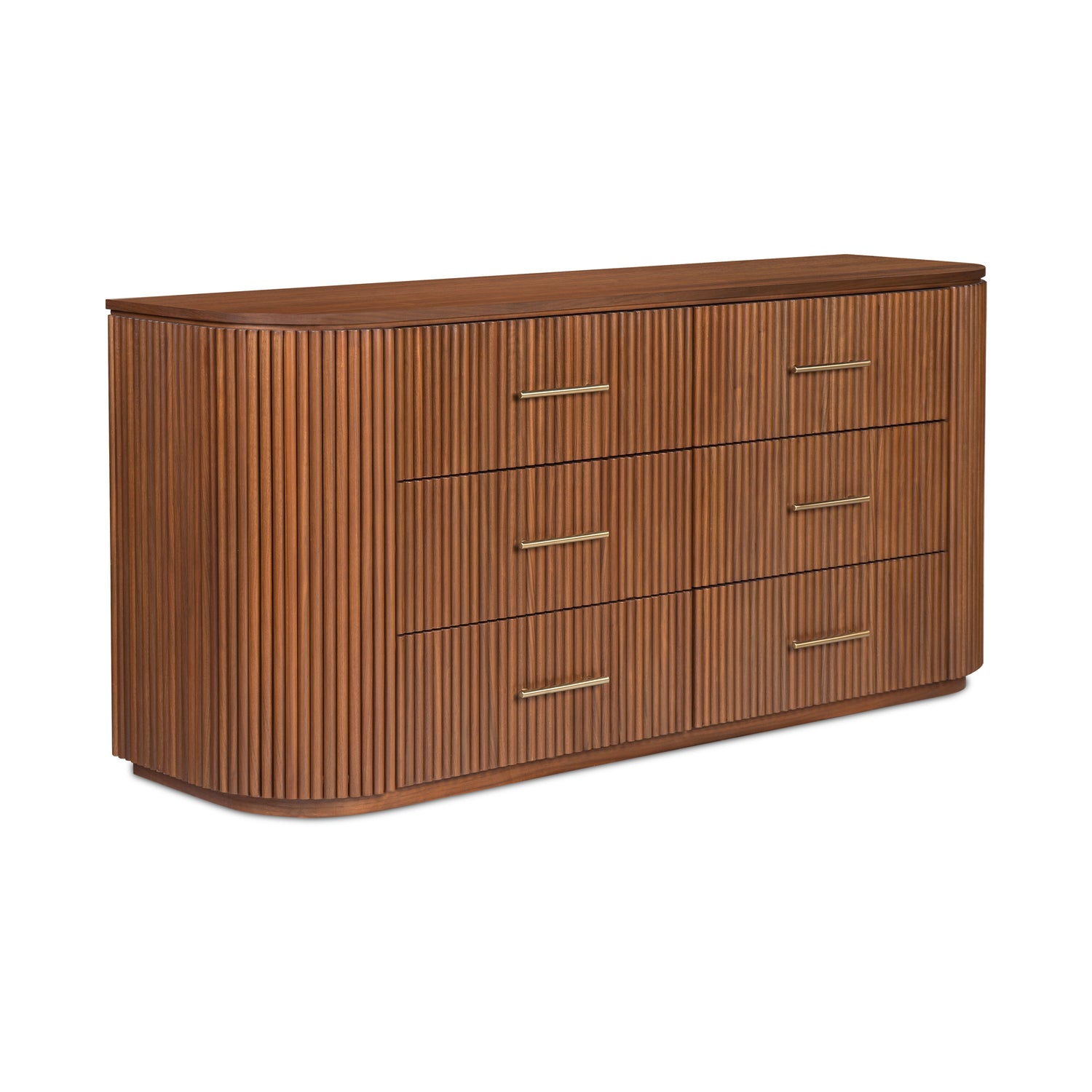 Noir 6 Drawer Dresser | Walnut 