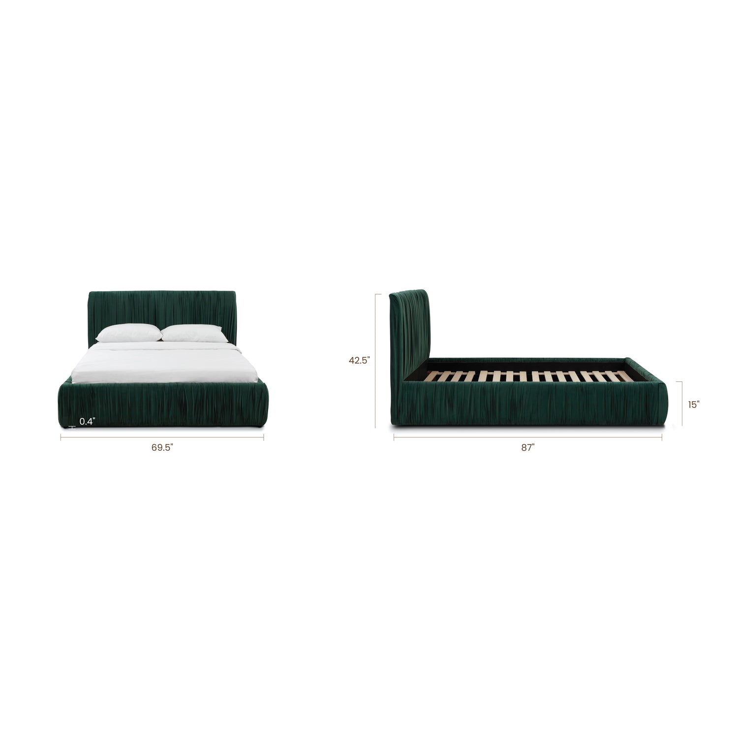 Ceres Bed | Banff Green | Queen 