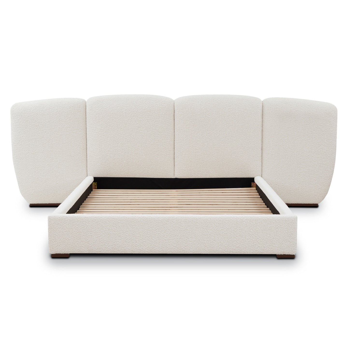 Acadia Bed | Froth White Boucle | Queen