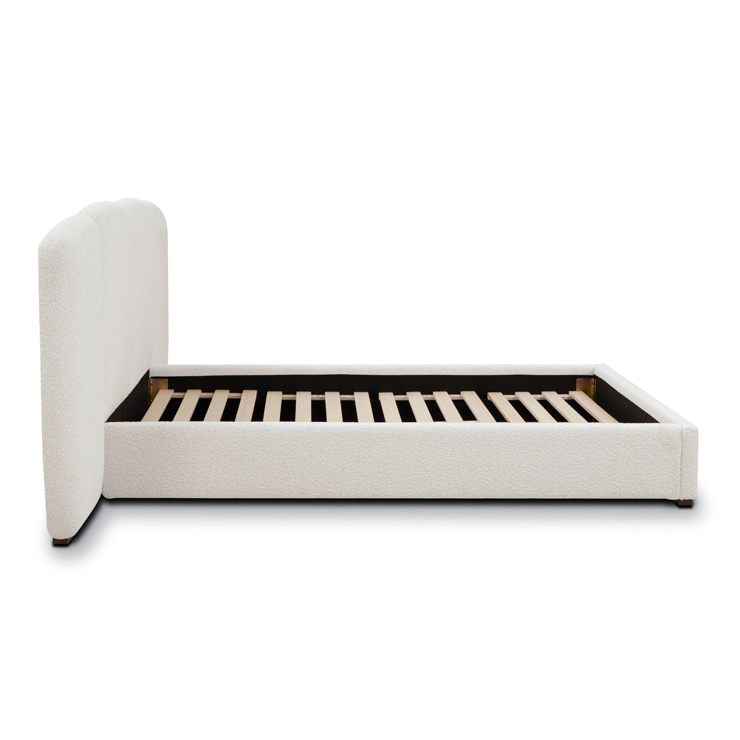 Acadia Bed | Froth White Boucle | Queen