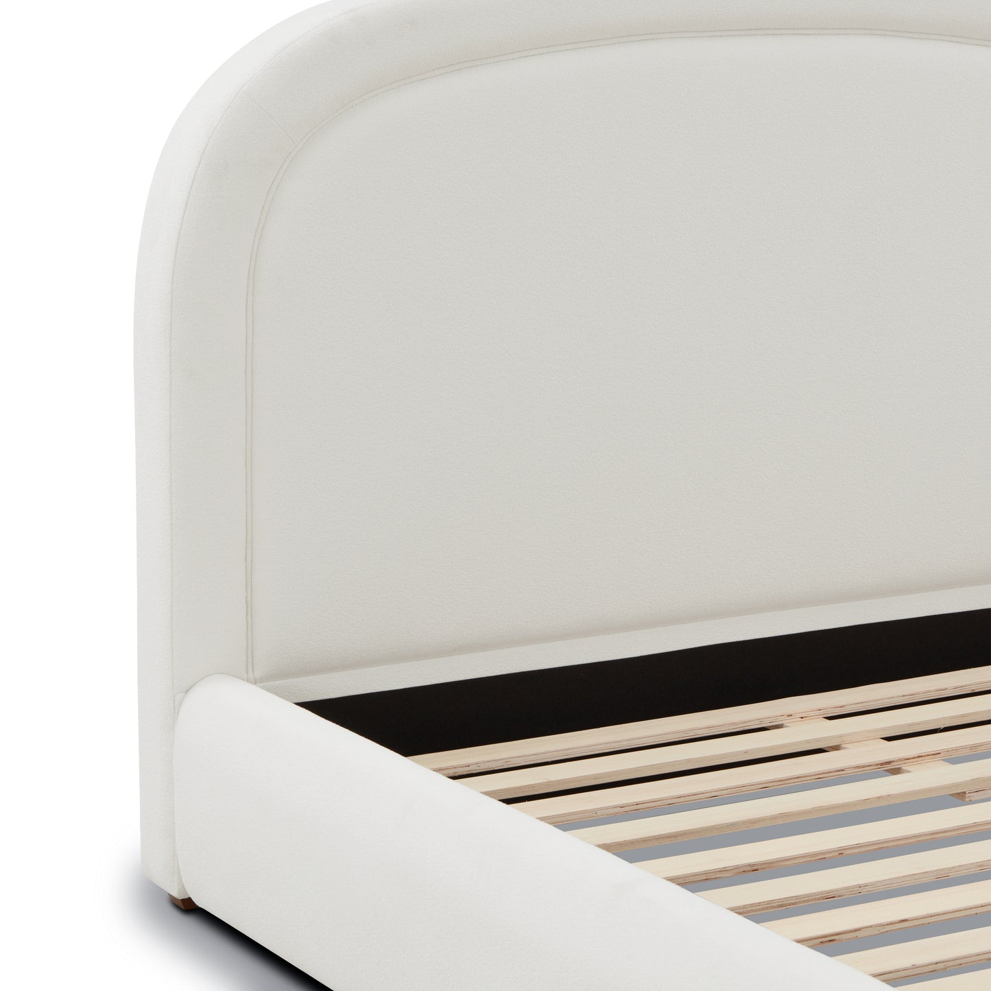 Plato Bed | Polar White