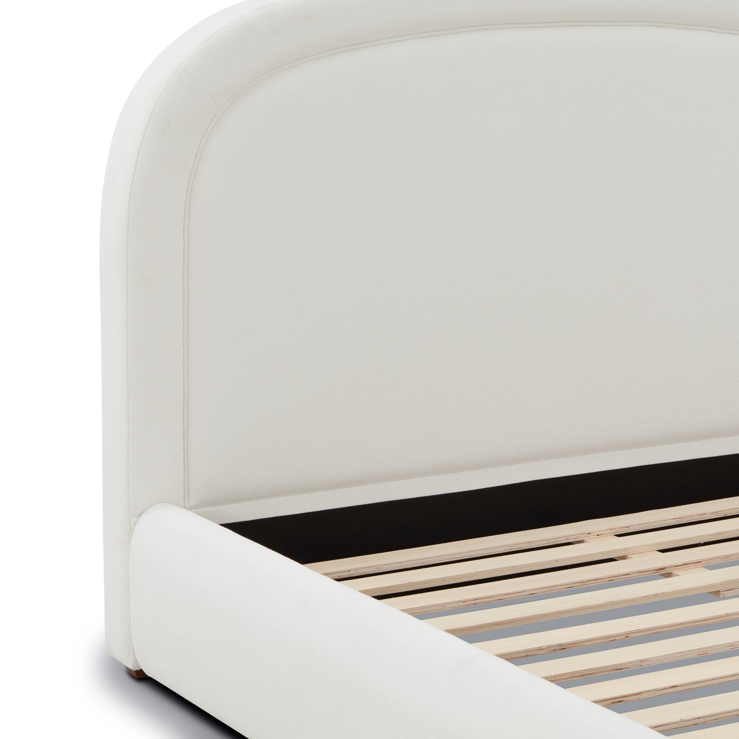 Plato Bed | Polar White 