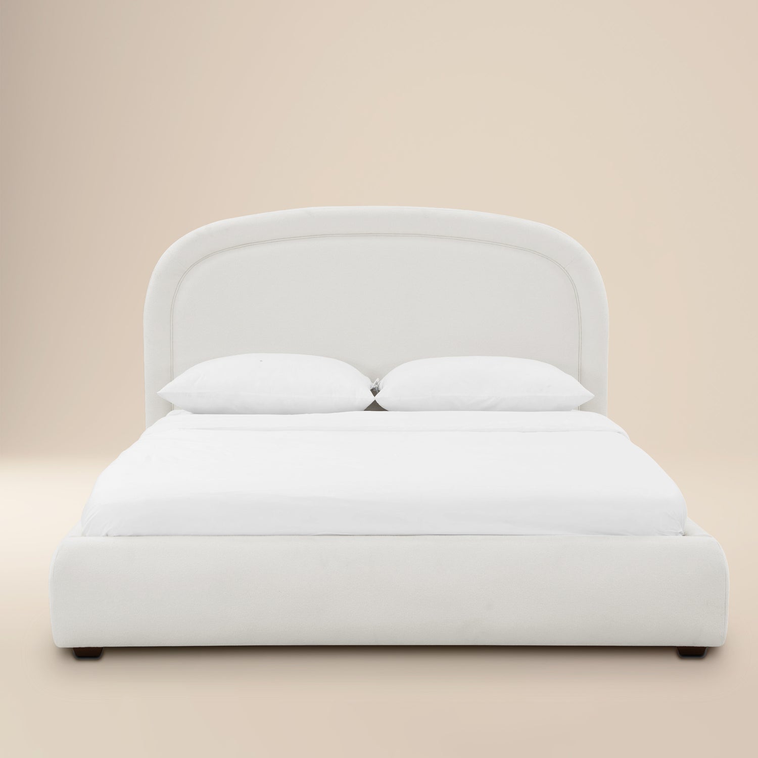 Plato Bed | Polar White 