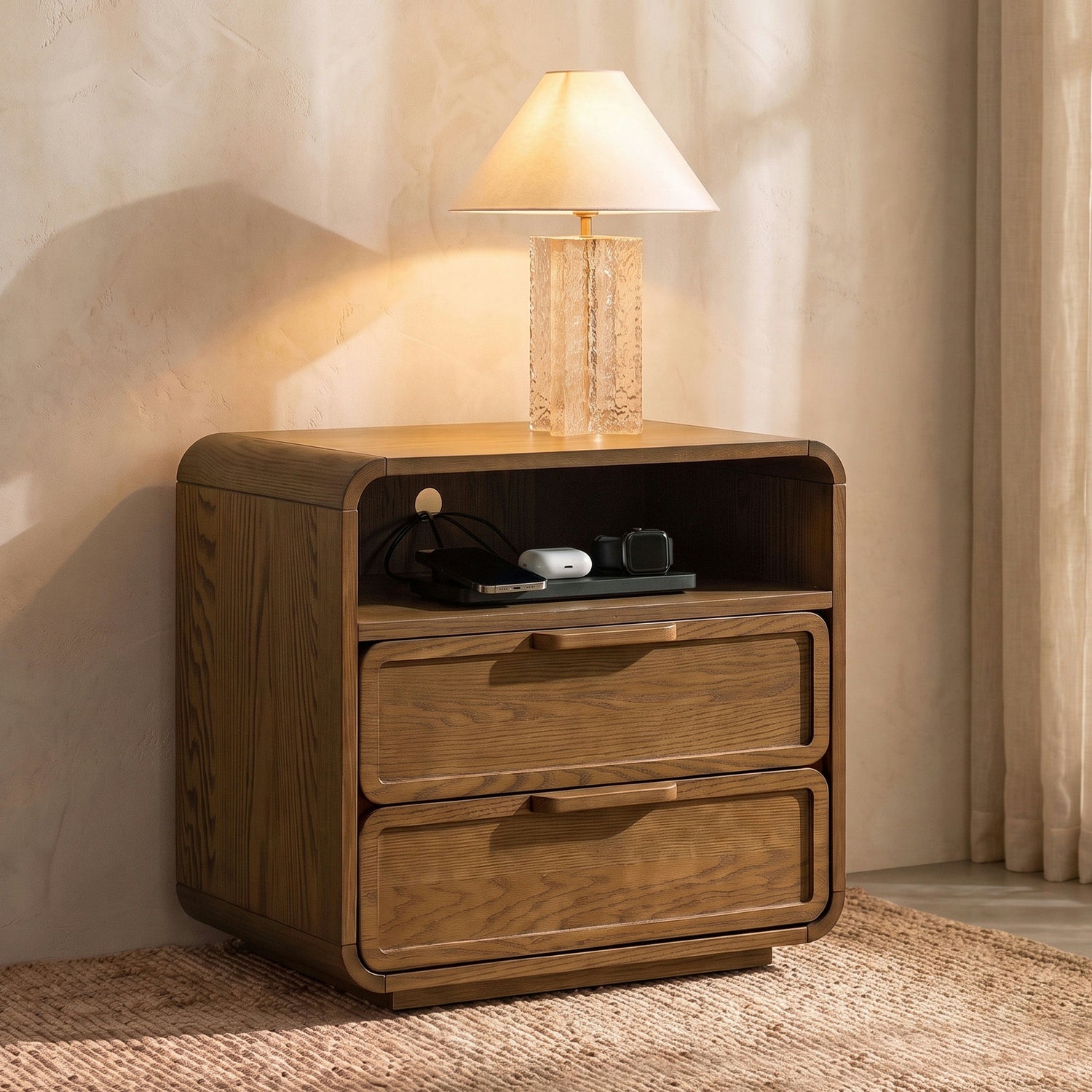 Neva Nightstand | Walnut lifestyle_image