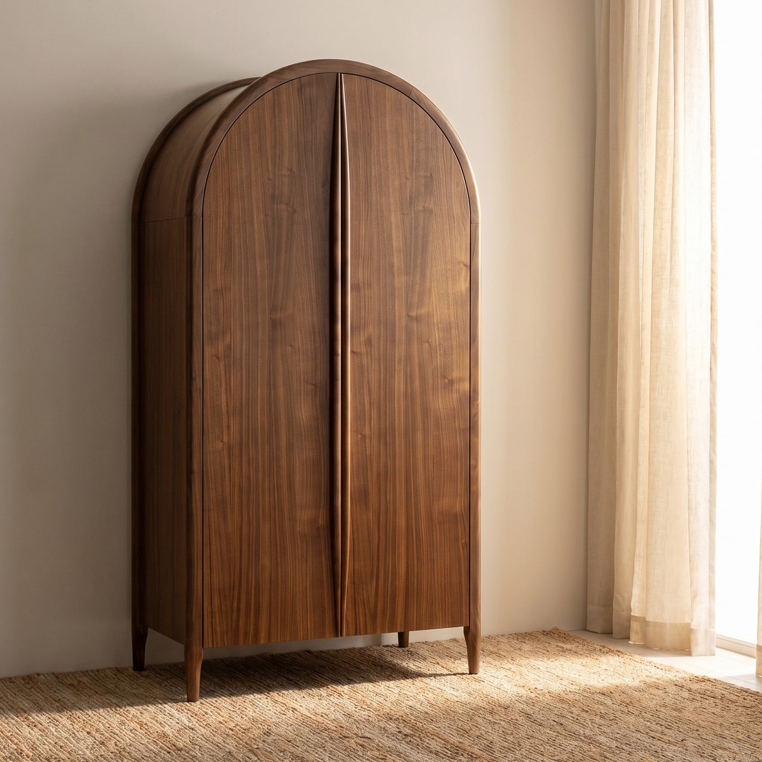 Cura Wardrobe / Armoire | Walnut 