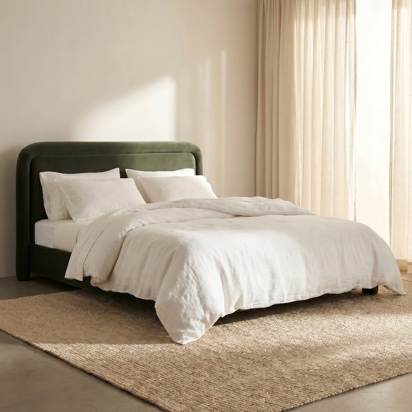 Telse Bed | Calabria Green | King