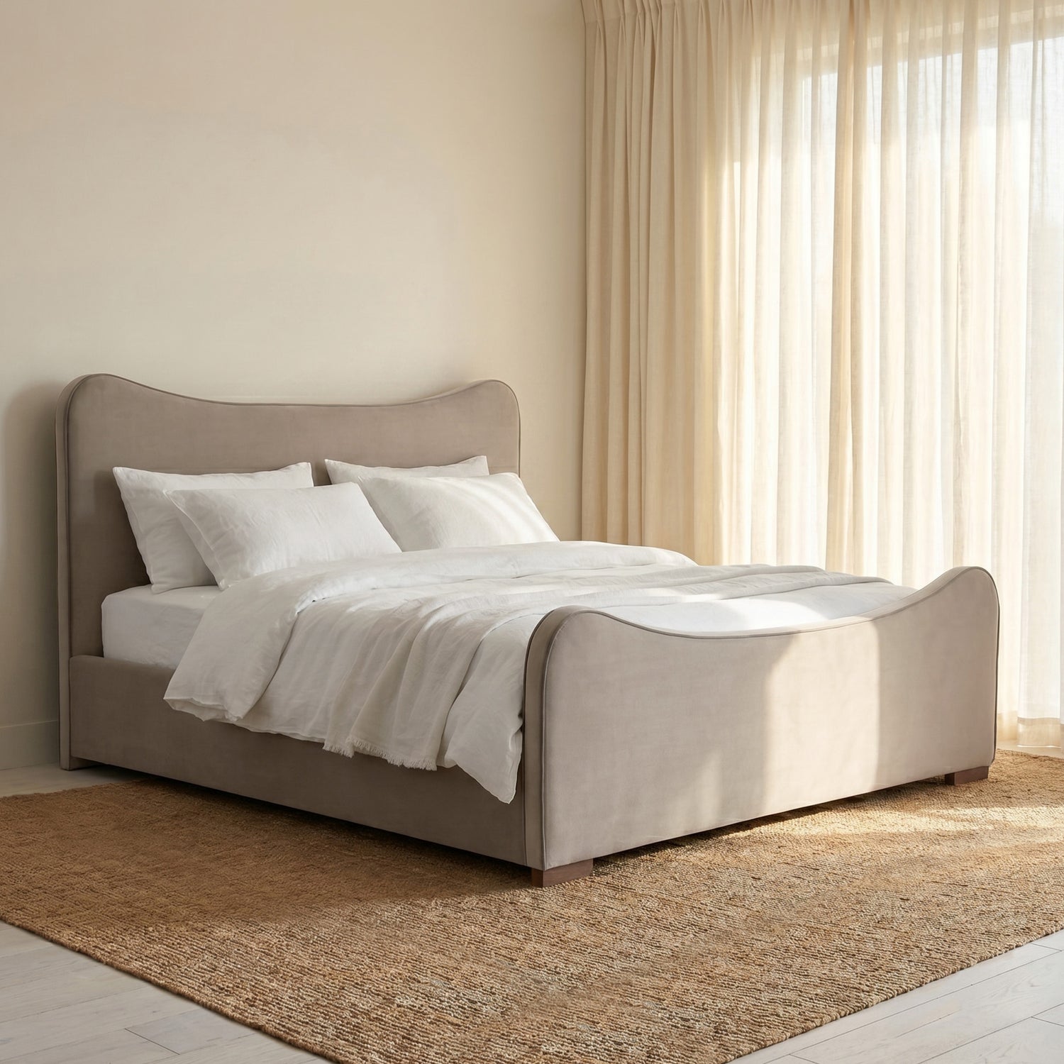 Adela Bed | Serene Sand | King lifetyle_image