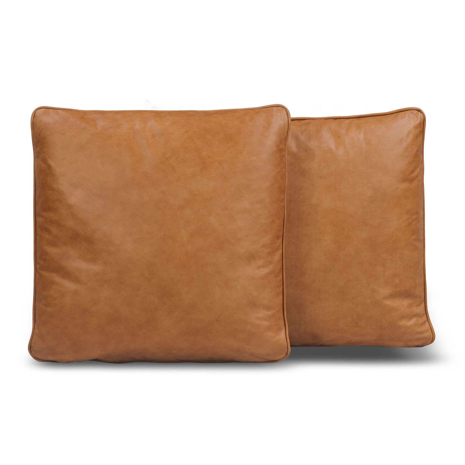 Dobla Throw Pillow | Bourbon Tan/Aspen White | Set of 2 