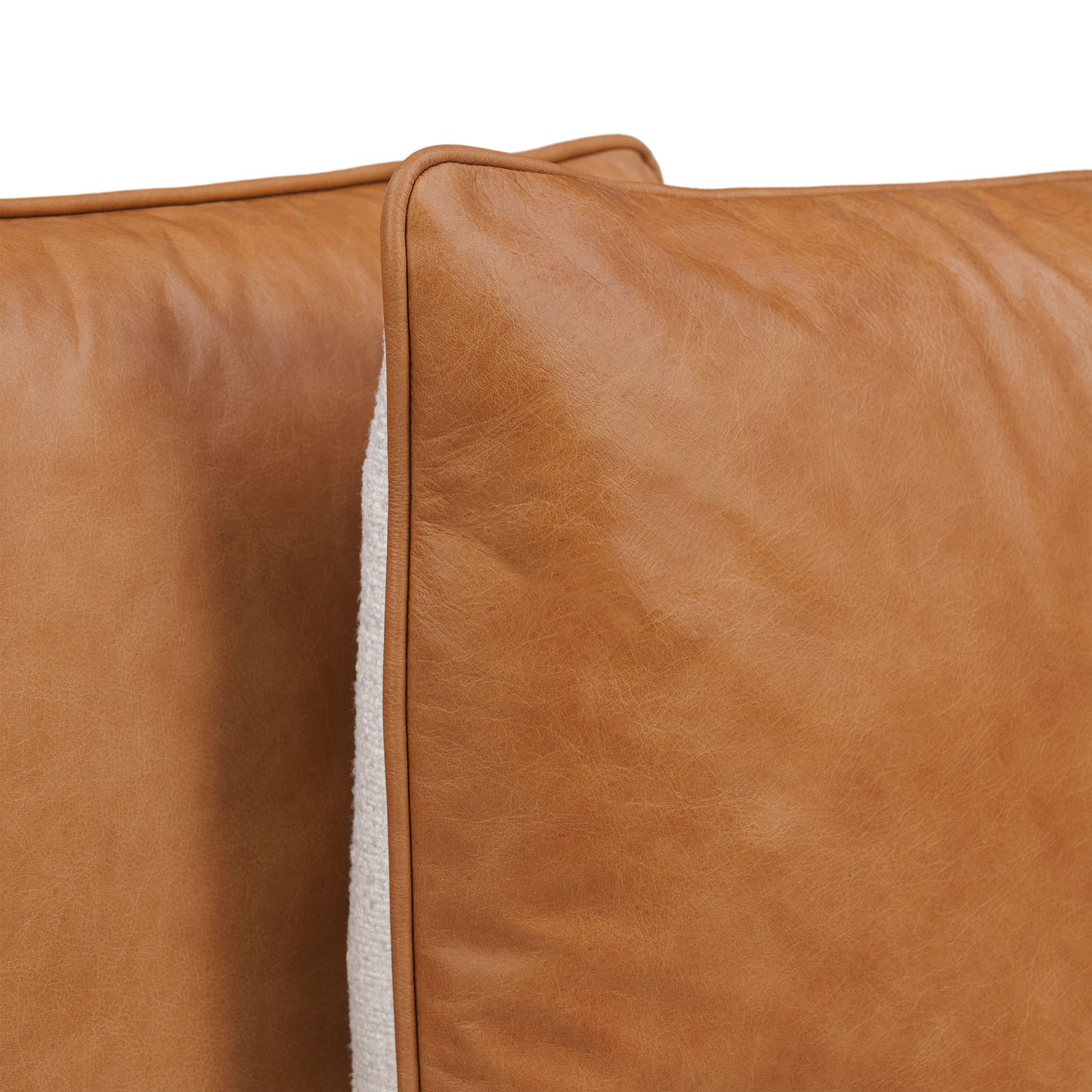 Dobla Throw Pillow | Bourbon Tan/Aspen White | Set of 2