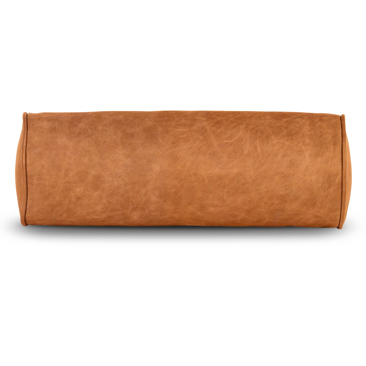Napa Leather Bolster Pillow Set | Cognac Tan 