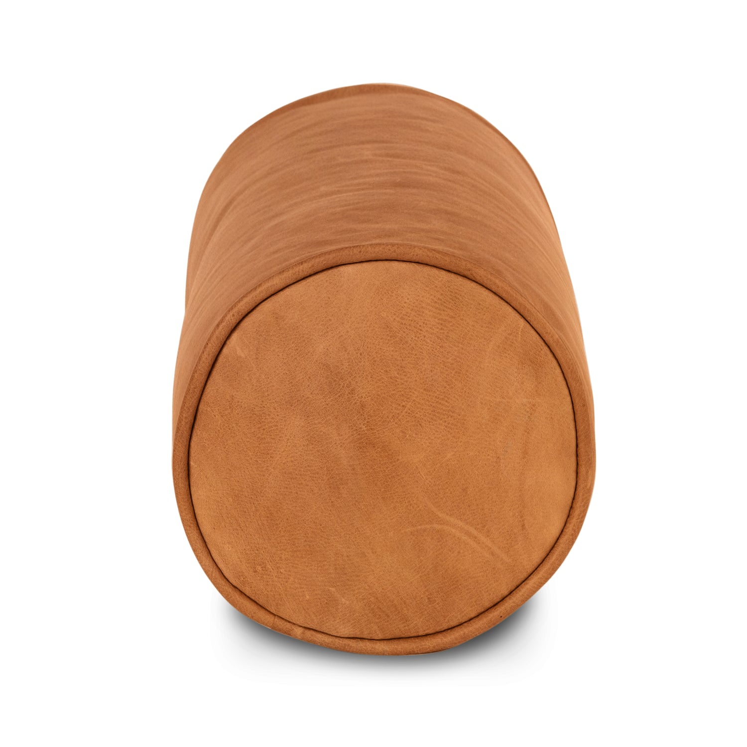 Napa Leather Bolster Pillow Set | Cognac Tan 