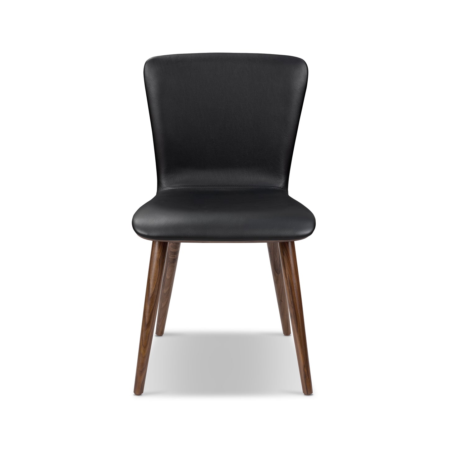 Arlo Leather Dining Chair | Walnut/Black