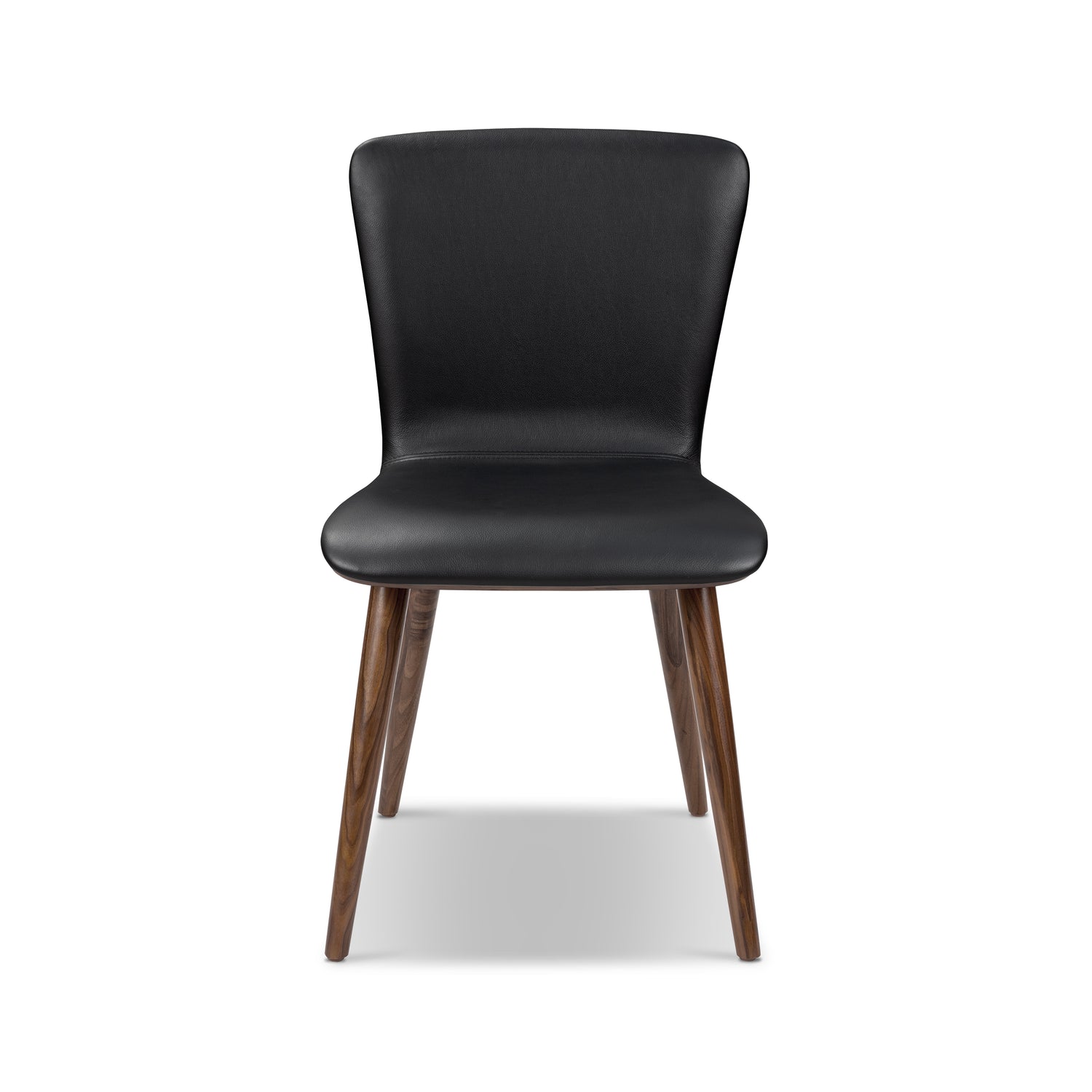Arlo Leather Dining Chair | Walnut/Black 