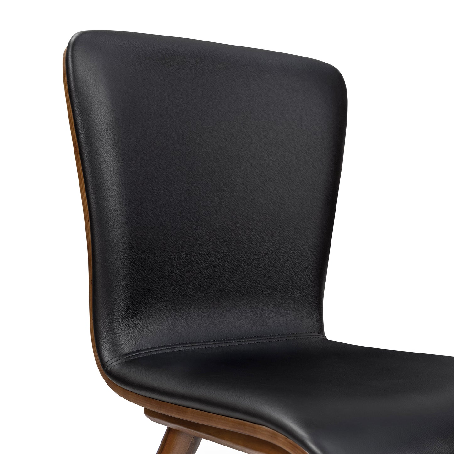 Arlo Leather Dining Chair | Walnut/Black