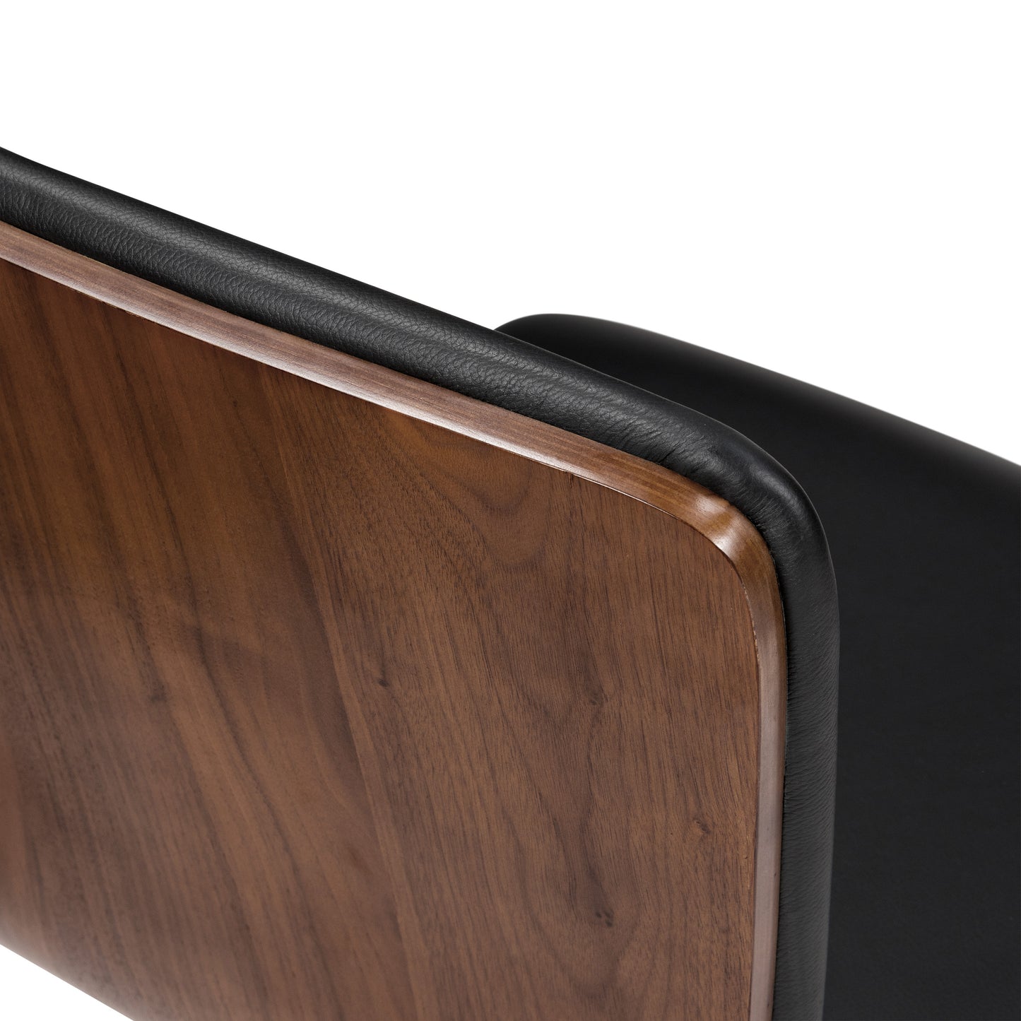 Arlo Leather Dining Chair | Walnut/Black