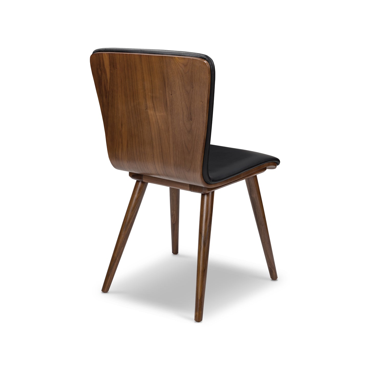 Arlo Leather Dining Chair | Walnut/Black