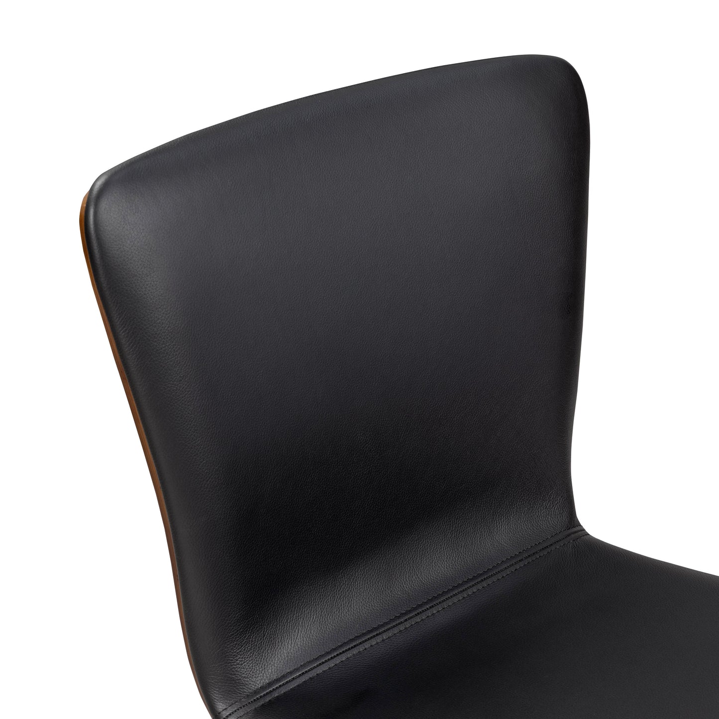 Arlo Leather Dining Chair | Walnut/Black